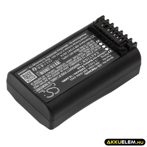 Utángyártott Trimble egyéb Li-ion akkumulátor 3.7V 5200mAh 890-0084, 890-0084-XXQ - CameronSino