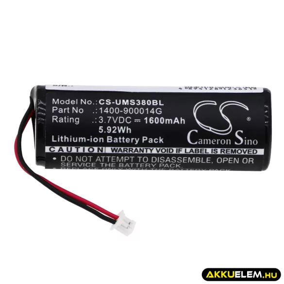Utángyártott Unitech Vonalkód szkenner Li-ion akkumulátor 3.7V 1600mAh 1400-900014G - CameronSino