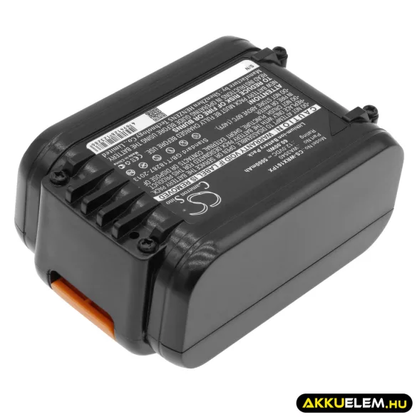 Utángyártott Worx szerszámgép Li-ion akkumulátor 12V 5000mAh WA3540 - CameronSino