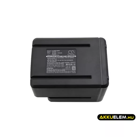 Utángyártott Worx szerszámgép Li-ion akkumulátor 40V 2000mAh WA3536 - CameronSino