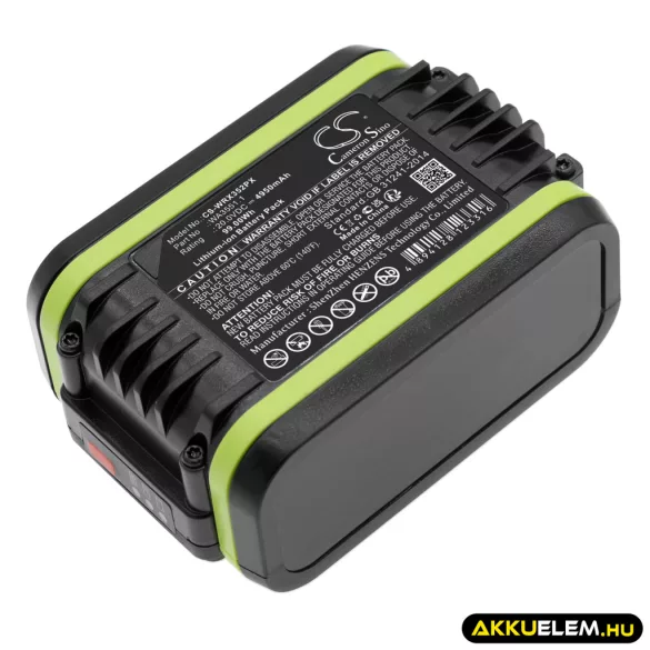 Utángyártott Rockwell szerszámgép Li-ion akkumulátor 20V 4950mAh - CameronSino