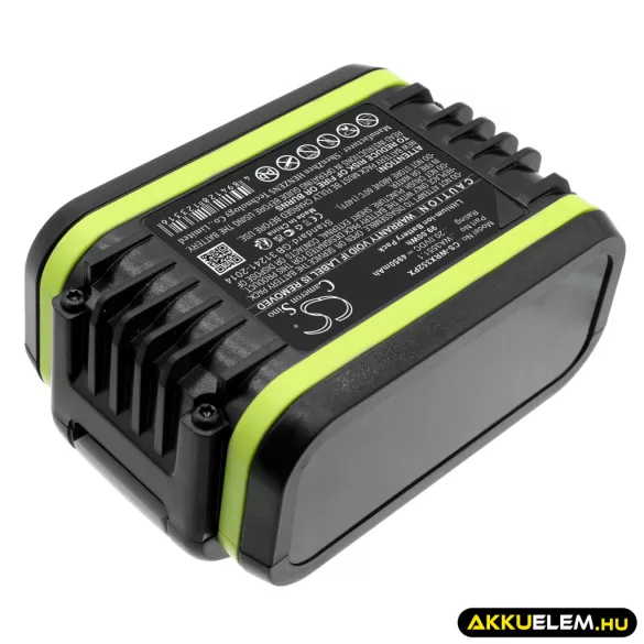 Utángyártott Rockwell szerszámgép Li-ion akkumulátor 20V 4950mAh - CameronSino