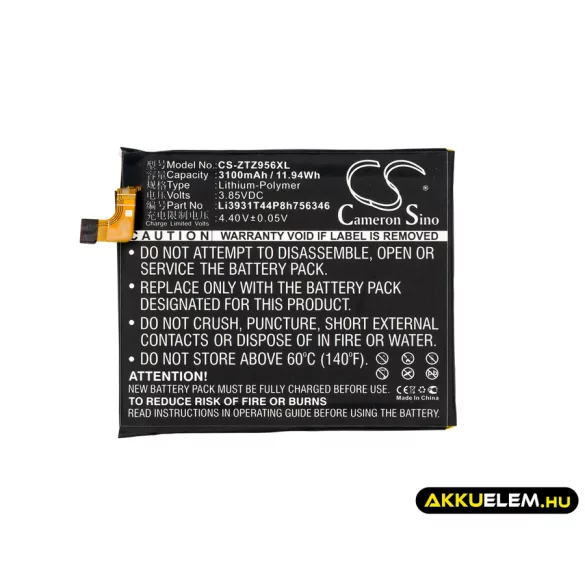 Utángyártott AT&T mobil Li-Polymer akkumulátor 3.85V 3100mAh - CameronSino