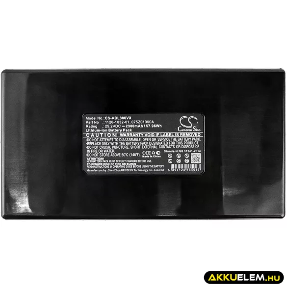Utángyártott Agro Fűnyíró Li-ion akkumulátor 25.2V 2300mAh - CameronSino