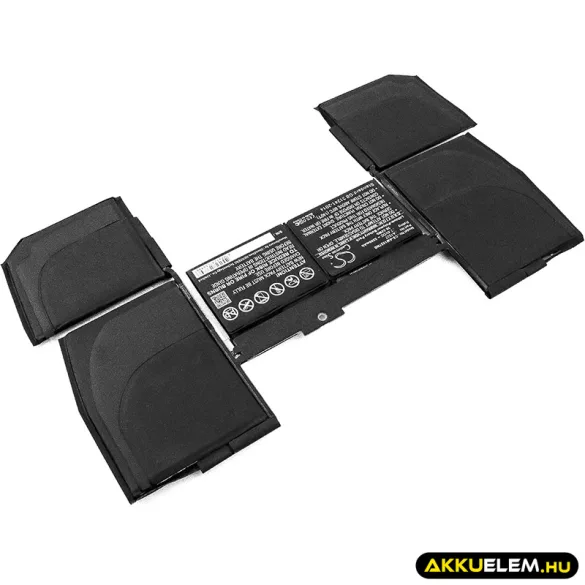 Utángyártott Apple laptop Li-Polymer akkumulátor 7.6V 5200mAh A1527, 661-02267 - CameronSino