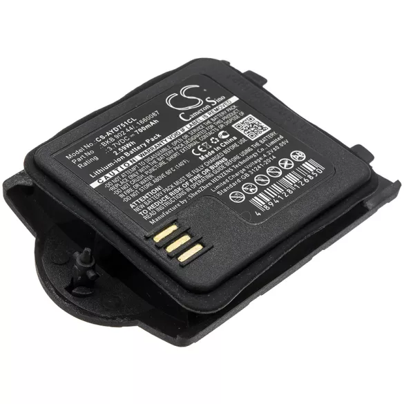 Utángyártott Ascom Vezeték nélküli telefon Li-ion akkumulátor 3.7V 700mAh BKB 902 44/1, BKBNB 902 44/1 - CameronSino