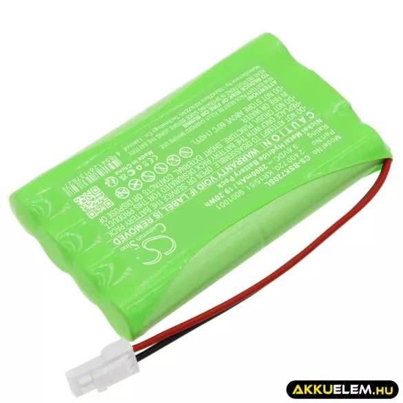 Utángyártott Somfy okosotthon készülék Ni-MH akkumulátor 9.6V 2000mAh 2400720, KR15/51 - CameronSino