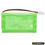 Utángyártott Somfy okosotthon készülék Ni-MH akkumulátor 9.6V 2000mAh 2400720, KR15/51 - CameronSino