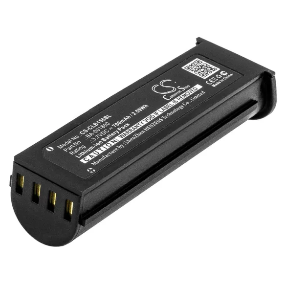 Utángyártott CipherLab Vonalkód szkenner Li-ion akkumulátor 3.7V 700mAh BA-001800, KB1A371802963 - CameronSino