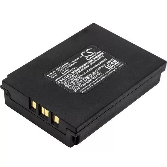 Utángyártott CipherLab Vonalkód szkenner Li-ion akkumulátor 3.7V 1800mAh BA-83S1A8, KB1A371800L86 - CameronSino