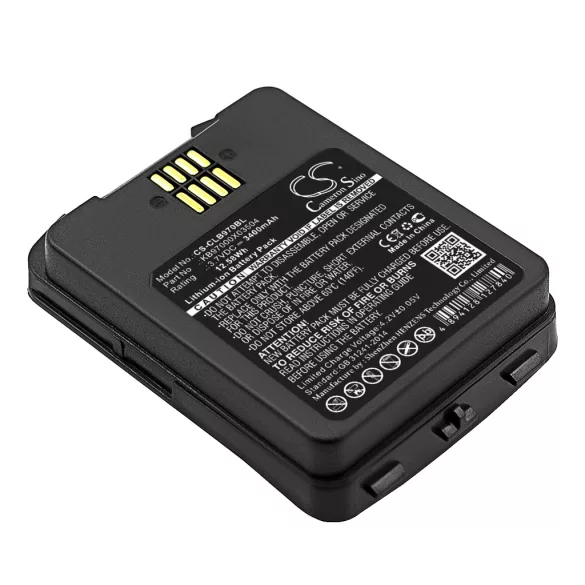 Utángyártott CipherLab Vonalkód szkenner Li-ion akkumulátor 3.7V 3400mAh KB97000X03504, BA-0083A6 - CameronSino