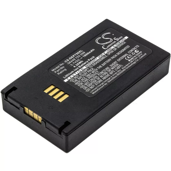Utángyártott TSL Vonalkód szkenner Li-ion akkumulátor 3.7V 1800mAh 1128-00-BA-2000 - CameronSino
