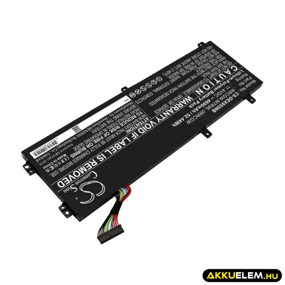 Utángyártott Dell laptop Li-Polymer akkumulátor 11.4V 4600mAh 0GPM03, 0RRCGW - CameronSino