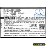 Utángyártott Doogee mobil Li-ion akkumulátor 3.7V 2400mAh BAT16484000 - CameronSino