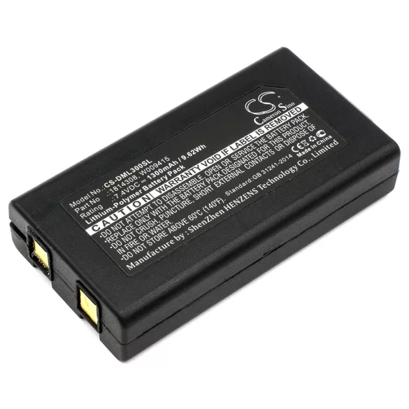 Utángyártott DYMO Hordozható nyomtató Li-Polymer akkumulátor 7.4V 1300mAh 1814308, W009415 - CameronSino