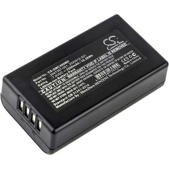 Utángyártott GE Orvosi Li-ion akkumulátor 7.4V 2200mAh 2047357-001, 2030912-001 - CameronSino