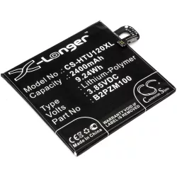   Utángyártott HTC mobil Li-Polymer akkumulátor 3.85V 2400mAh B2PZM100, 35H00270-00M - CameronSino