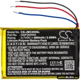 Utángyártott JBL hangszóró Li-Polymer akkumulátor 3.7V 800mAh GSP383555 - CameronSino