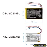 Utángyártott JBL hangszóró Li-Polymer akkumulátor 3.7V 800mAh P453048D 01 - CameronSino