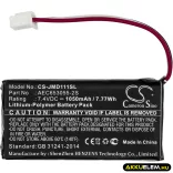 Utángyártott JBL hangszóró Li-Polymer akkumulátor 7.4V 1050mAh AEC653055-2S 2 különböző típus ennek a modellnek (egy másik modell: CS-JMD110SL), kérjük, ellenőrizze a csatlakozó pozícióját a rendelés előtt - CameronSino