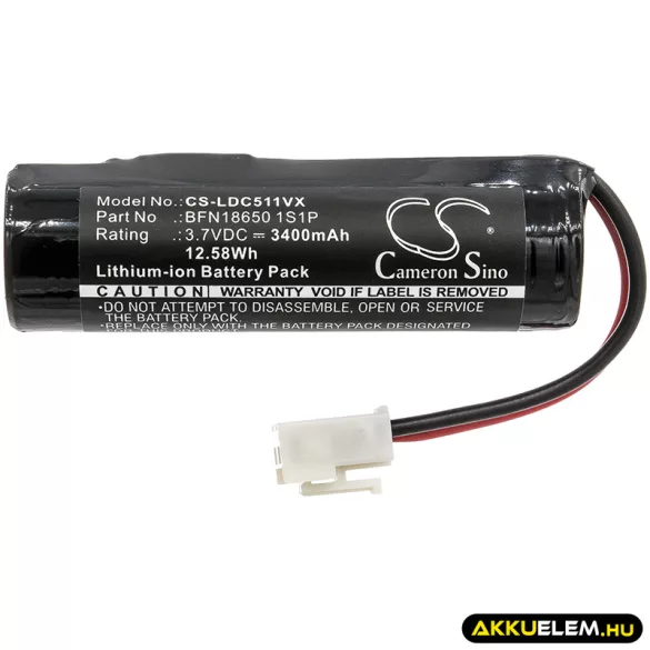 Utángyártott Silvercrest porszívó Li-ion akkumulátor 3.7V 3400mAh - CameronSino