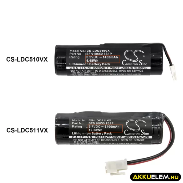Utángyártott Silvercrest porszívó Li-ion akkumulátor 3.7V 3400mAh - CameronSino