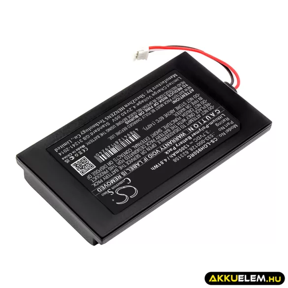 Utángyártott Logitech Távirányító Li-Polymer akkumulátor 3.7V 1300mAh 533-000128, 623158 - CameronSino