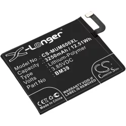   Utángyártott Redmi mobil Li-Polymer akkumulátor 3.85V 3250mAh BM39 - CameronSino