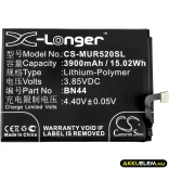 Utángyártott Xiaomi mobil Li-Polymer akkumulátor 3.85V 3900mAh BN44 - CameronSino