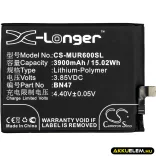 Utángyártott Redmi mobil Li-Polymer akkumulátor 3.85V 3900mAh BN47 - CameronSino