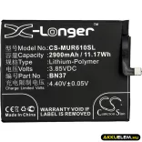 Utángyártott Xiaomi mobil Li-Polymer akkumulátor 3.85V 2900mAh BN37 - CameronSino