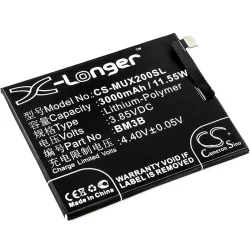   Utángyártott Xiaomi mobil Li-Polymer akkumulátor 3.85V 3000mAh BM3B - CameronSino