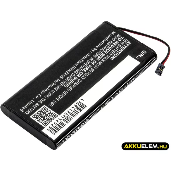 Utángyártott Nintendo Játékkonzol Li-ion akkumulátor 3.7V 520mAh HAC-006, HAC-BPJPA-C0 - CameronSino