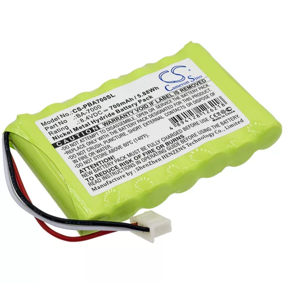 Utángyártott Brother Hordozható nyomtató Ni-MH akkumulátor 8.4V 700mAh BA-7000 - CameronSino