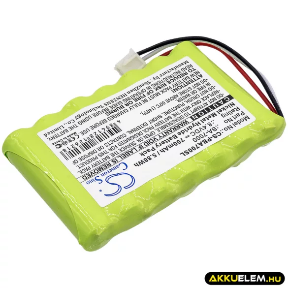 Utángyártott Brother Hordozható nyomtató Ni-MH akkumulátor 8.4V 700mAh BA-7000 - CameronSino