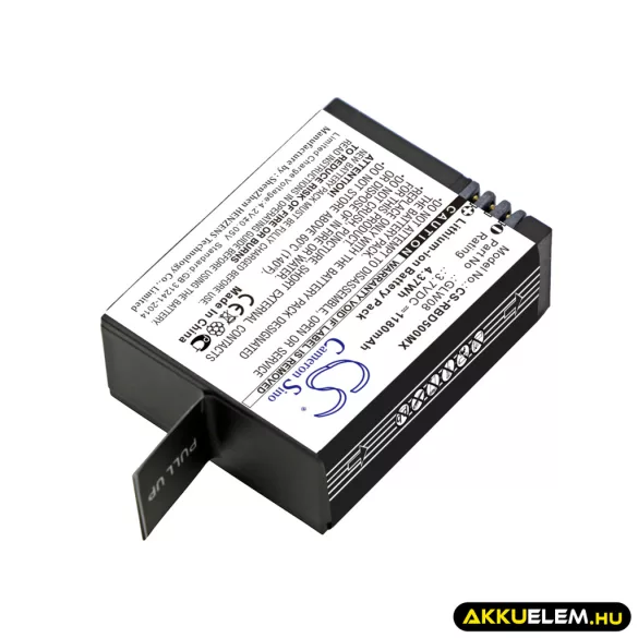 Utángyártott Rollei Kamera Li-ion akkumulátor 3.7V 1180mAh GLW08 - CameronSino