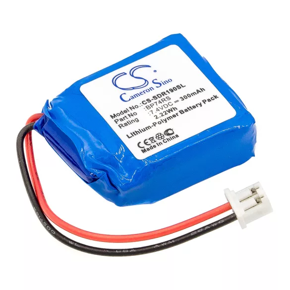 Utángyártott Dogtra Kutyanyakörv Li-Polymer akkumulátor 7.4V 300mAh BP74RS, BP74RS3P - CameronSino