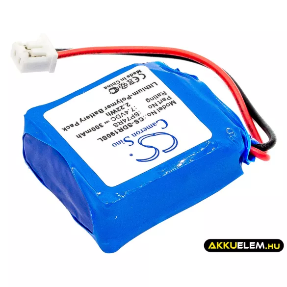 Utángyártott Dogtra Kutyanyakörv Li-Polymer akkumulátor 7.4V 300mAh BP74RS, BP74RS3P - CameronSino