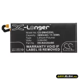 Utángyártott Samsung mobil Li-Polymer akkumulátor 3.85V 3000mAh EB-BA520ABE, GH43-04680A - CameronSino