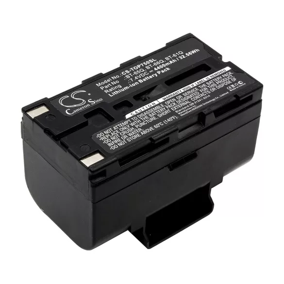 Utángyártott Topcon egyéb Li-ion akkumulátor 7.4V 4400mAh BT-65Q, BT-66Q - CameronSino