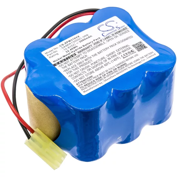 Utángyártott ZEPTER porszívó Ni-MH akkumulátor 10.8V 3000mAh SA9KR1300SC-3RB, C23106FM-SRCB - CameronSino
