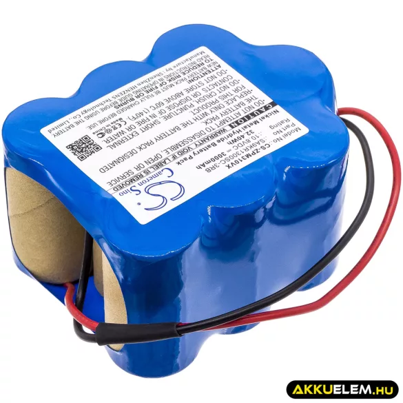 Utángyártott ZEPTER porszívó Ni-MH akkumulátor 10.8V 3000mAh SA9KR1300SC-3RB, C23106FM-SRCB - CameronSino