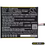 Utángyártott Amazon Tablet Li-Polymer akkumulátor 3.8V 6200mAh 26S1015-A, 58-000187 - CameronSino
