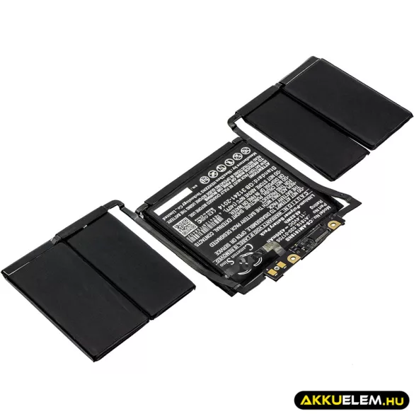 Utángyártott Apple laptop Li-Polymer akkumulátor 11.4V 4300mAh A1819, 020-01705 - CameronSino
