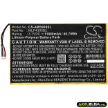 Utángyártott Autel diagnosztikai Li-Polymer akkumulátor 3.7V 11000mAh MLP4395B2, MLP4795117-2P - CameronSino