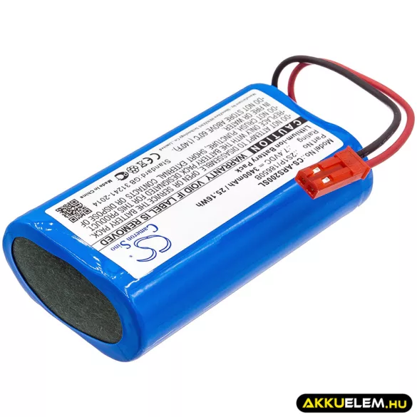 Utángyártott Arizer párologtató Li-ion akkumulátor 7.4V 3400mAh 2S1P/18650B - CameronSino