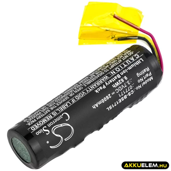 Utángyártott Bose hangszóró Li-ion akkumulátor 3.7V 2600mAh 77171 - CameronSino