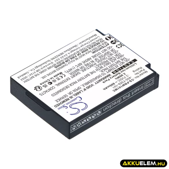 Utángyártott FrontRow hangszóró Li-ion akkumulátor 3.7V 800mAh 450-7359-101, 6410-00006 - CameronSino
