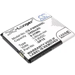   Utángyártott Franklin Wireless Hotspot Li-ion akkumulátor 3.8V 2450mAh DP15 - CameronSino