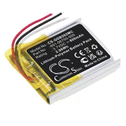   Utángyártott GoPro Kamera Li-Polymer akkumulátor 3.7V 800mAh 601-06750-000, 601-06750-101 - CameronSino